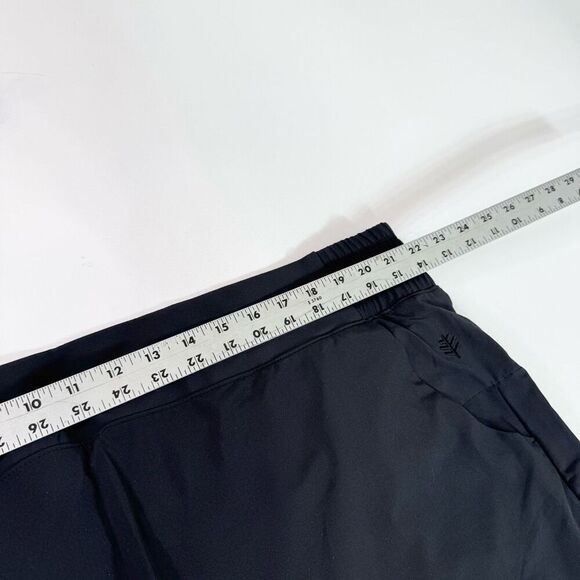 Coolibar Skirt Womens XXL 2X Pisa Travel Skort Black UPF 50 Pockets Activewear - Picture 5 of 10
